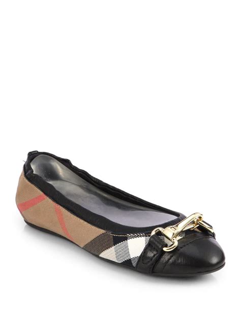 women burberry flats|burberry ballerina flats sale.